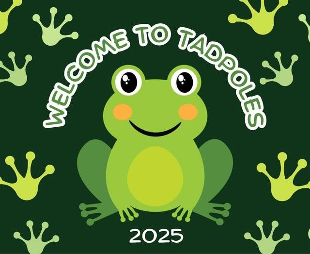 May be a doodle of amphibian and text